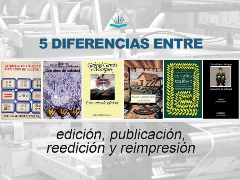 Kitzalet 5 diferencias entre edición publicación reedición y reimpresión